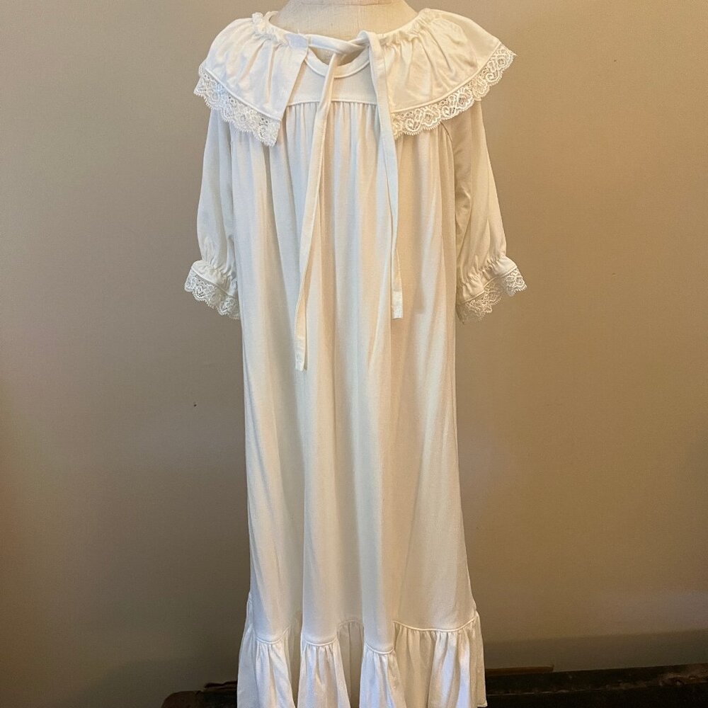 Girl's White Nightgown - 3T